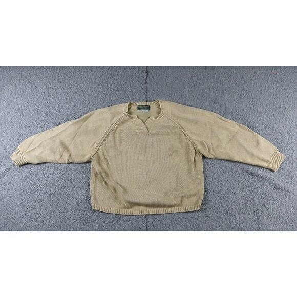 J. Mclaughlin Sweater Womens S Beige Cotton Baumwolle Pullover Italy - Picture 1 of 5
